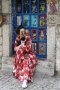 Red Leaf Maxi Dress by WLS